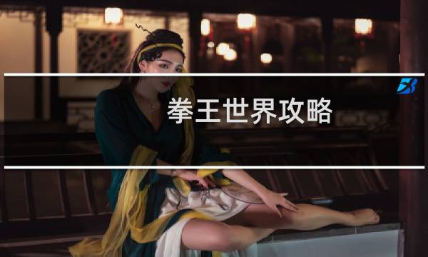 拳王世界攻略