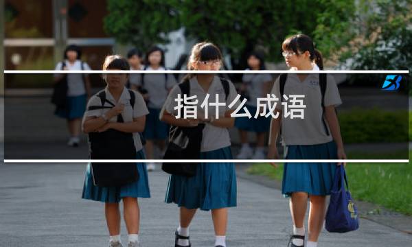 指什么成语