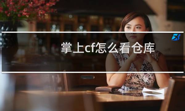 掌上cf怎么看仓库