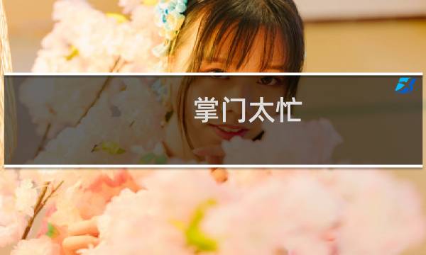 掌门太忙 攻略