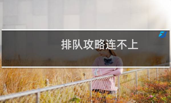 排队攻略连不上