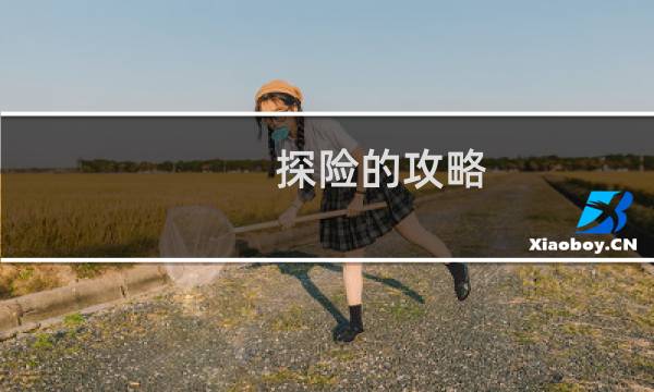 探险的攻略