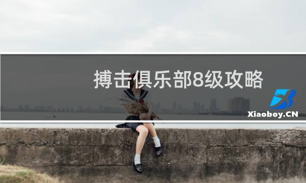 搏击俱乐部8级攻略