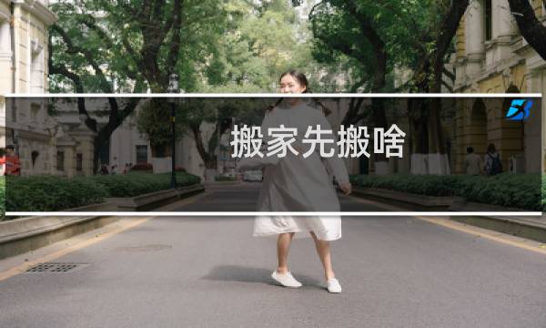 搬家先搬啥