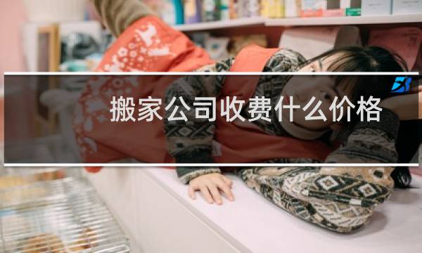搬家公司收费什么价格