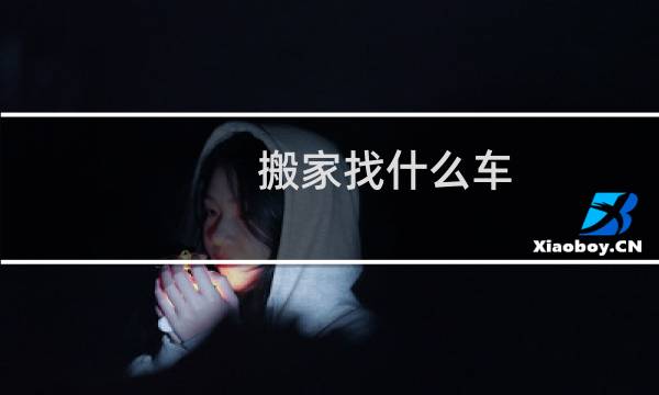 搬家找什么车