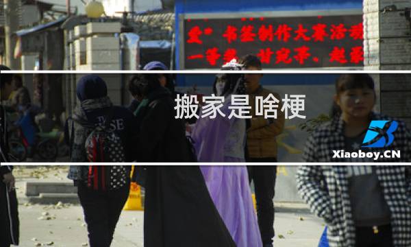 搬家是啥梗