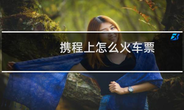 携程上怎么火车票