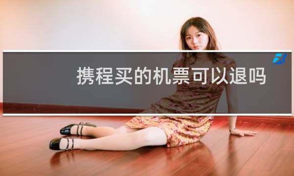 携程买的机票可以退吗