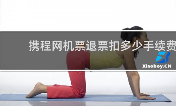 携程网机票退票扣多少手续费