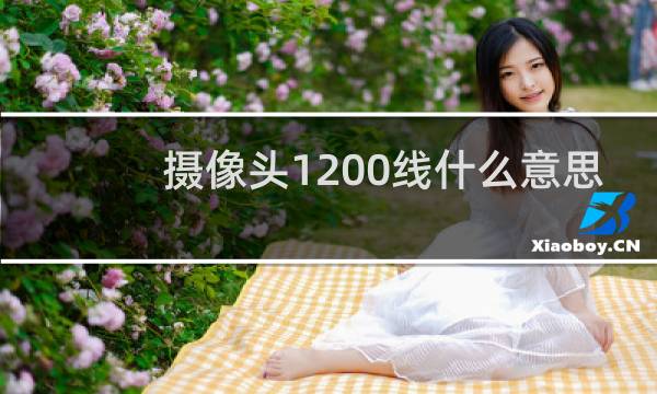 摄像头1200线什么意思