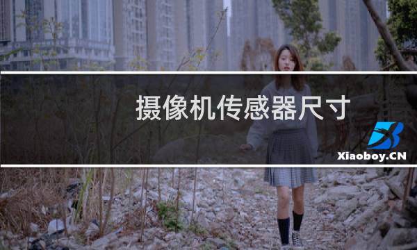 摄像机传感器尺寸