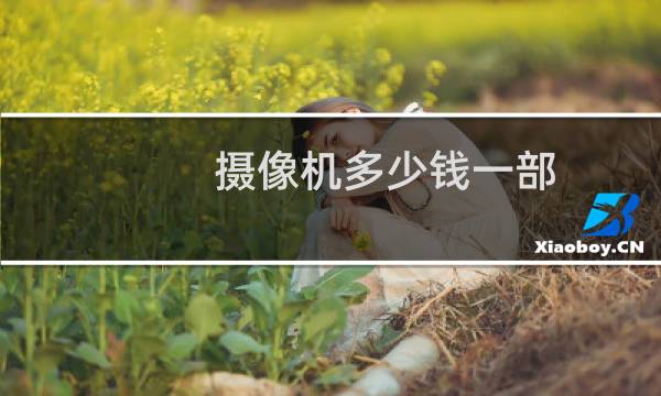 摄像机多少钱一部