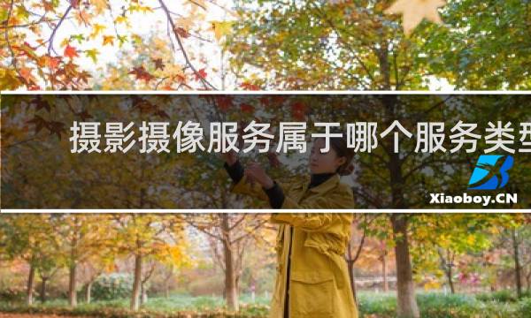 摄影摄像服务属于哪个服务类型