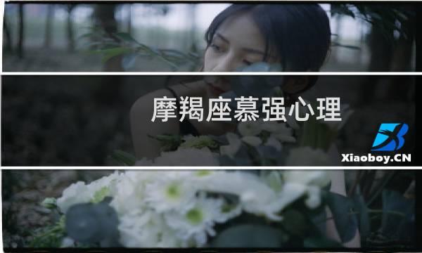 摩羯座慕强心理