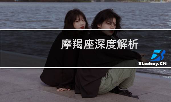 摩羯座深度解析