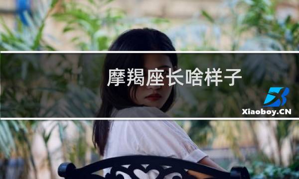 摩羯座长啥样子