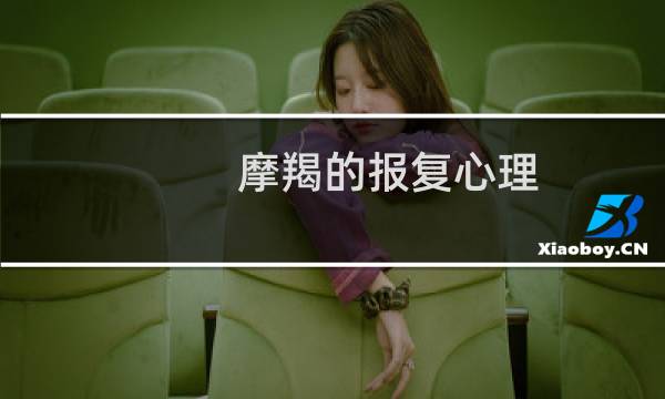 摩羯的报复心理