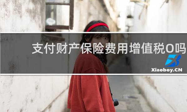 支付财产保险费用增值税O吗
