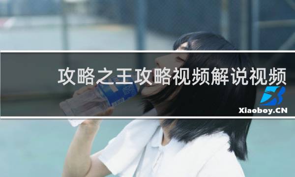 攻略之王攻略视频解说视频