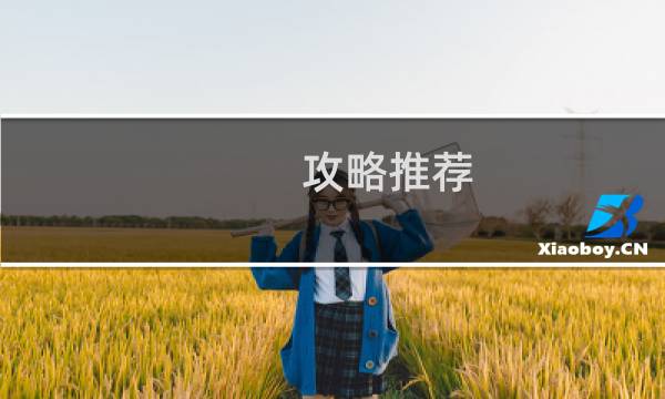 攻略推荐