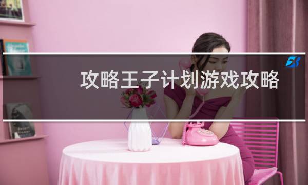 攻略王子计划游戏攻略