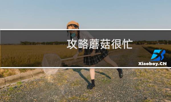 攻略蘑菇很忙