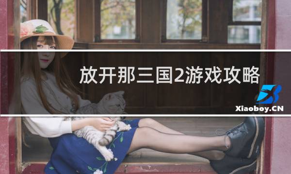 放开那三国2游戏攻略