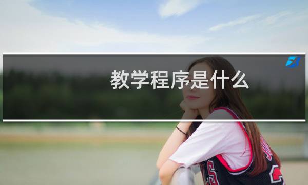 教学程序是什么
