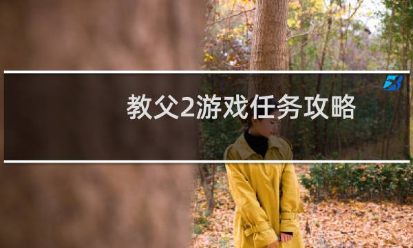 教父2游戏任务攻略