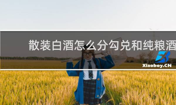 散装白酒怎么分勾兑和纯粮酒