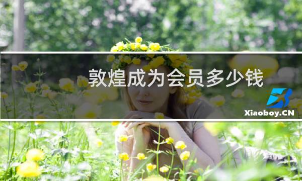 敦煌成为会员多少钱