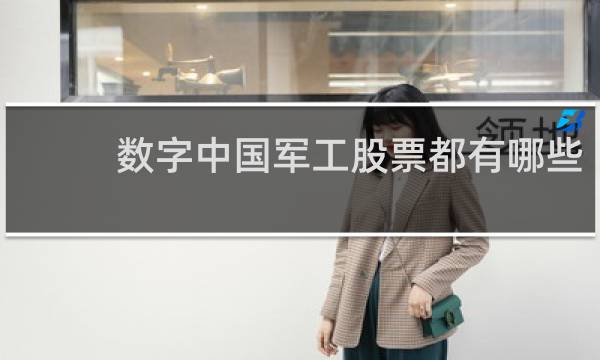数字中国军工股票都有哪些