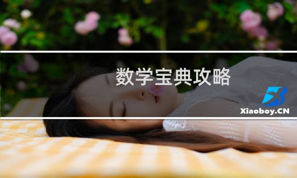 数学宝典攻略