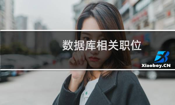数据库相关职位