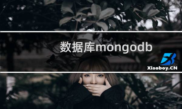 数据库mongodb