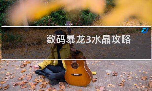 数码暴龙3水晶攻略