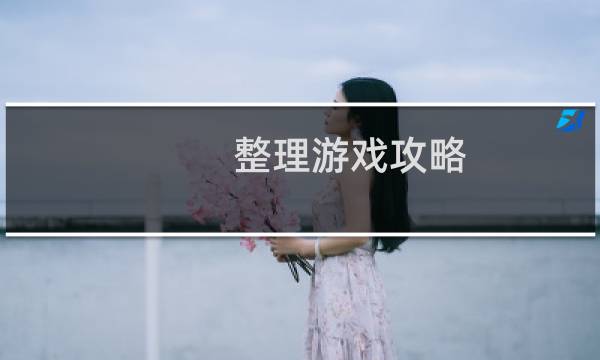 整理游戏攻略