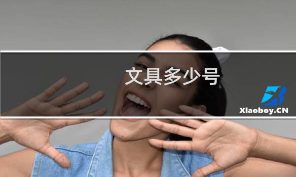 文具多少号