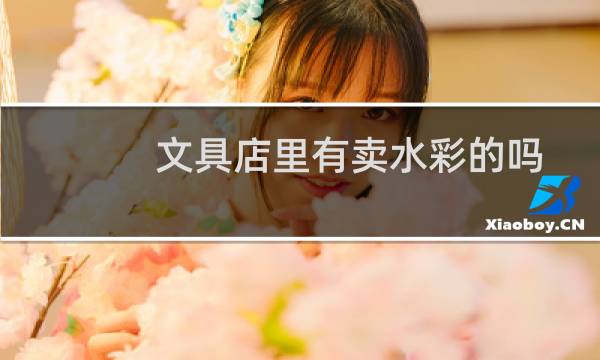 文具店里有卖水彩的吗