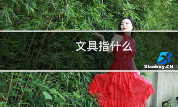 文具指什么