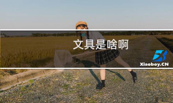 文具是啥啊