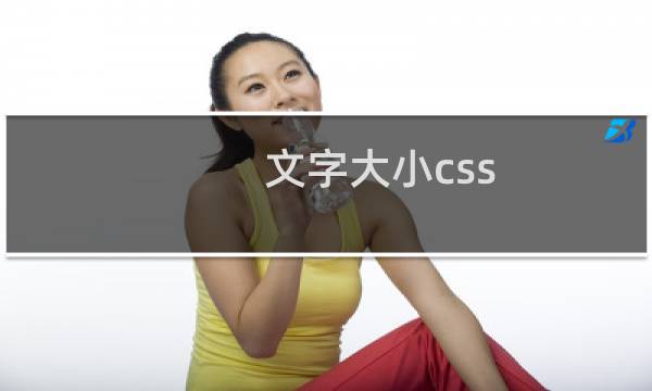 文字大小css
