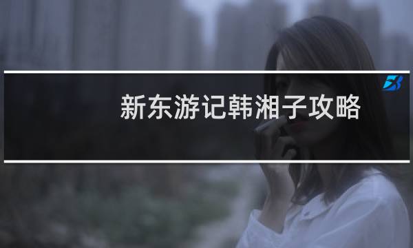 新东游记韩湘子攻略