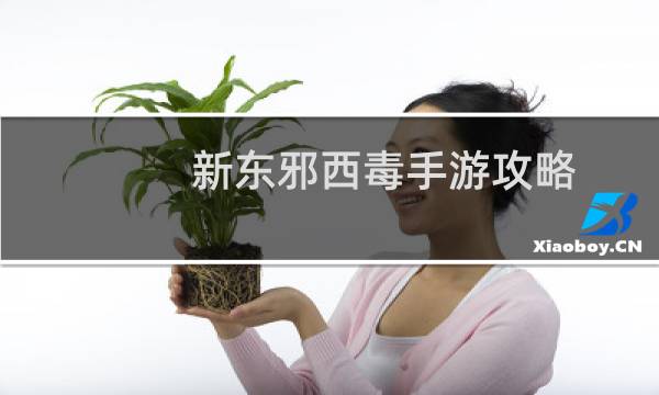 新东邪西毒手游攻略