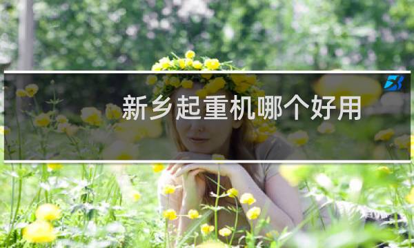 新乡起重机哪个好用