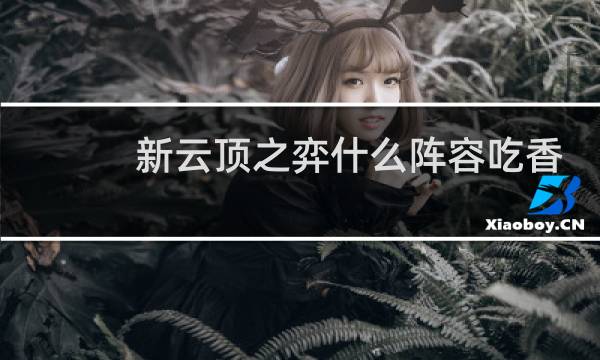 新云顶之弈什么阵容吃香