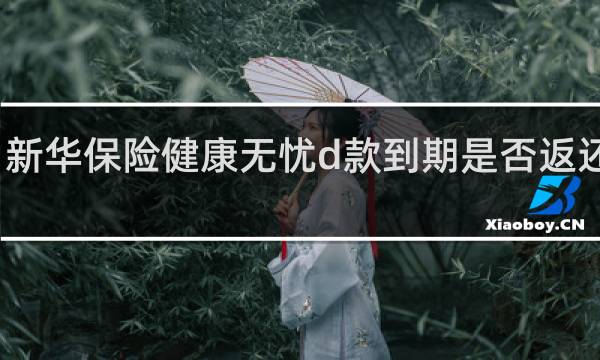 新华保险健康无忧d款到期是否返还本金
