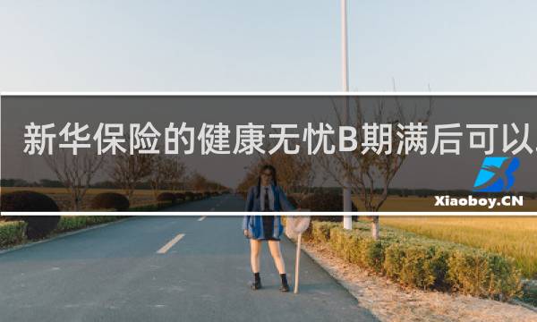 新华保险的健康无忧B期满后可以取吗