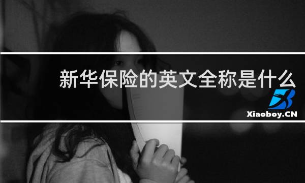 新华保险的英文全称是什么
